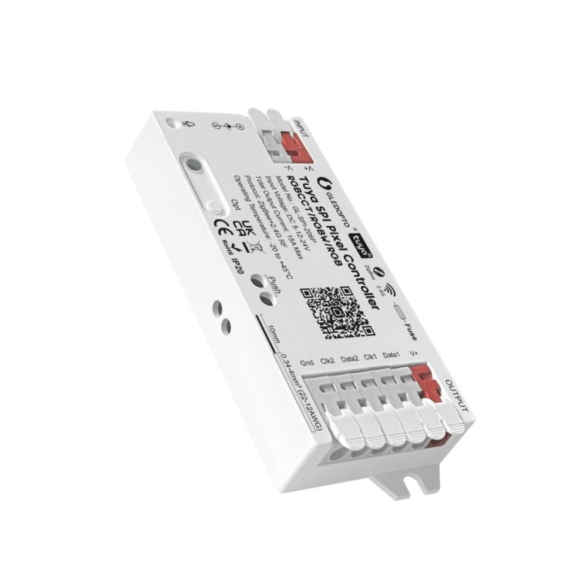 GLEDOPTO GL-SPI-206P - Tuya ZigBee SPI pixelový ovládač