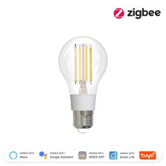 MOES Zigbee 3.0 Smart Filament LED-Lampe – CCT & dimmbar