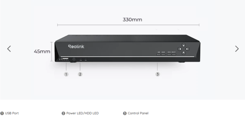 Reolink RLK16-820D8-A 16kanálový 4K bezpečnostní kamerový systém