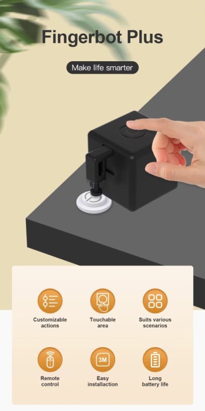 Zigbee Smart Fingerbot Switch Bot