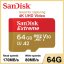 SanDisk microSDXC Extreme Memory Card - Type: Micro SDXC, Storage capacity: 512 GB, Speed Class: Class 30, Application Performance Class: A2, UHS Class: U3