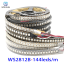 LED strip - 1m WS2812B 144leds, IP67, White PCB