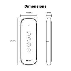 ZigBee Smart Scene Switch – Tragloser, kabelloser Controller für 12 Szenen