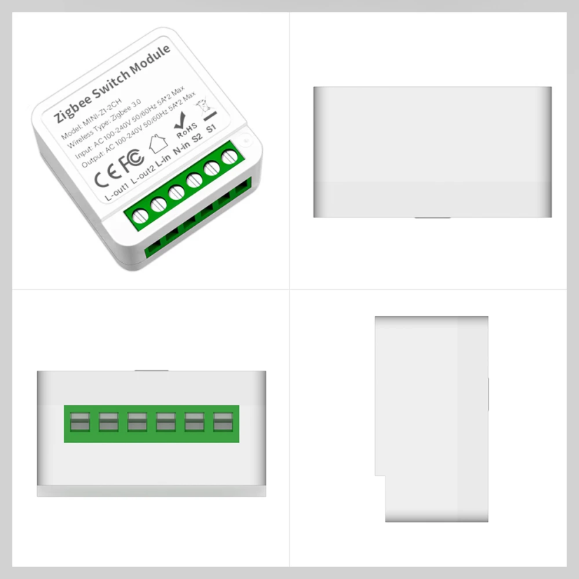 Smart Switch Zigbee-Modul – 2 Kanäle
