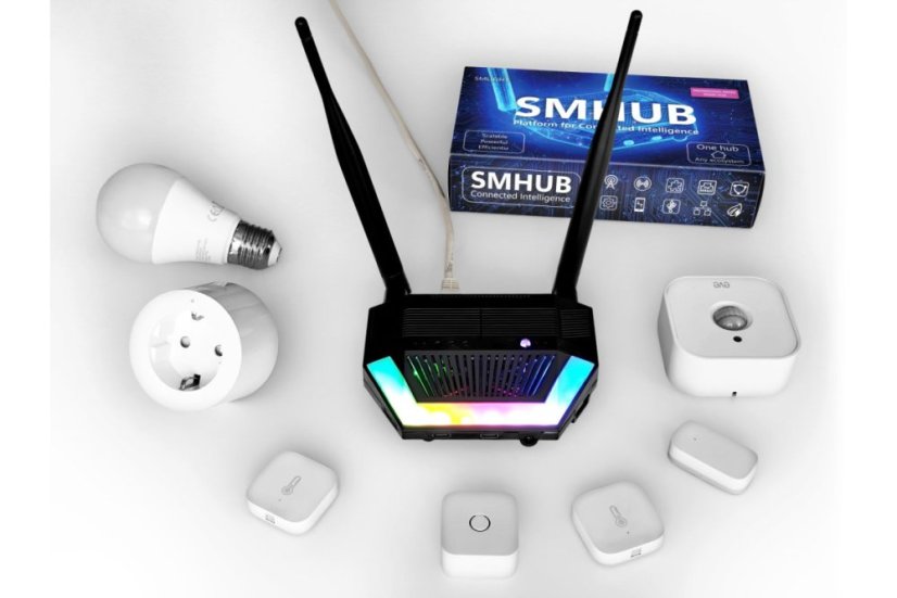 SMLIGHT SMHUB – Hub Smart Home Multi-Radio - Variante: Essential: CC2652P + EFR32MG21