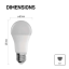 EMOS inteligentna żarówka LED, 806lm, 360°, 9W, 2700-6500K, Zigbee