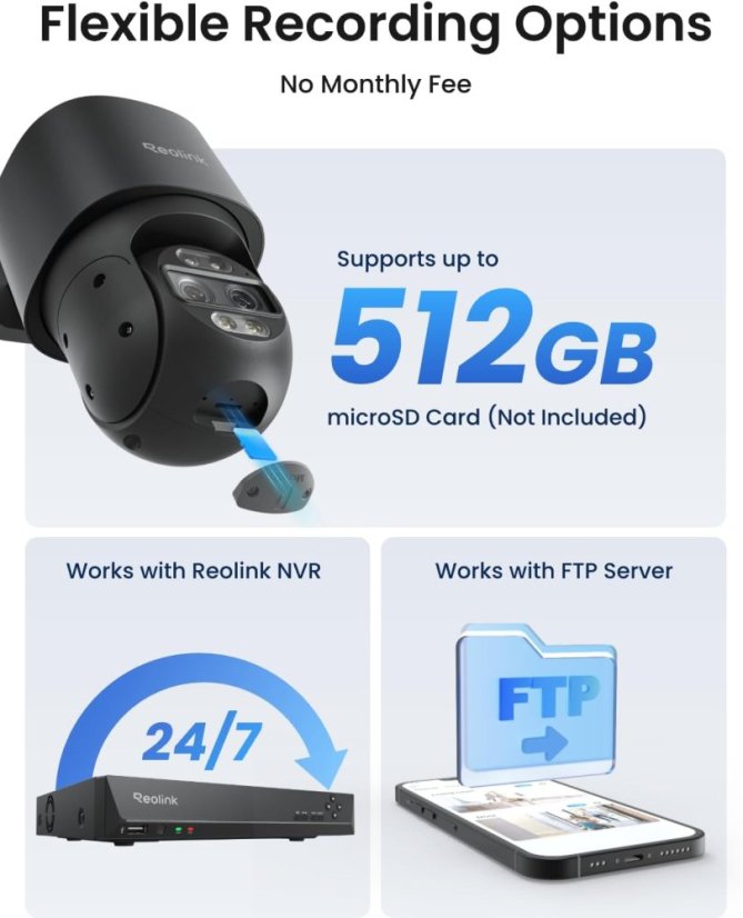Reolink TrackMix PoE – Dual Lens, Smart Tracking