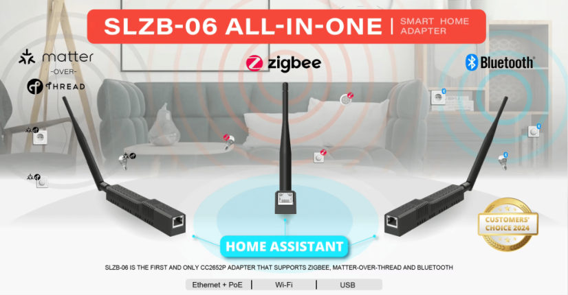 SMLIGHT SLZB-06p7 - Zigbee brána pro zkušené