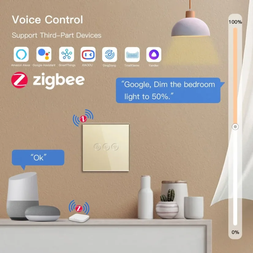 BSEED chytrý stmívač osvětlení se ZigBee