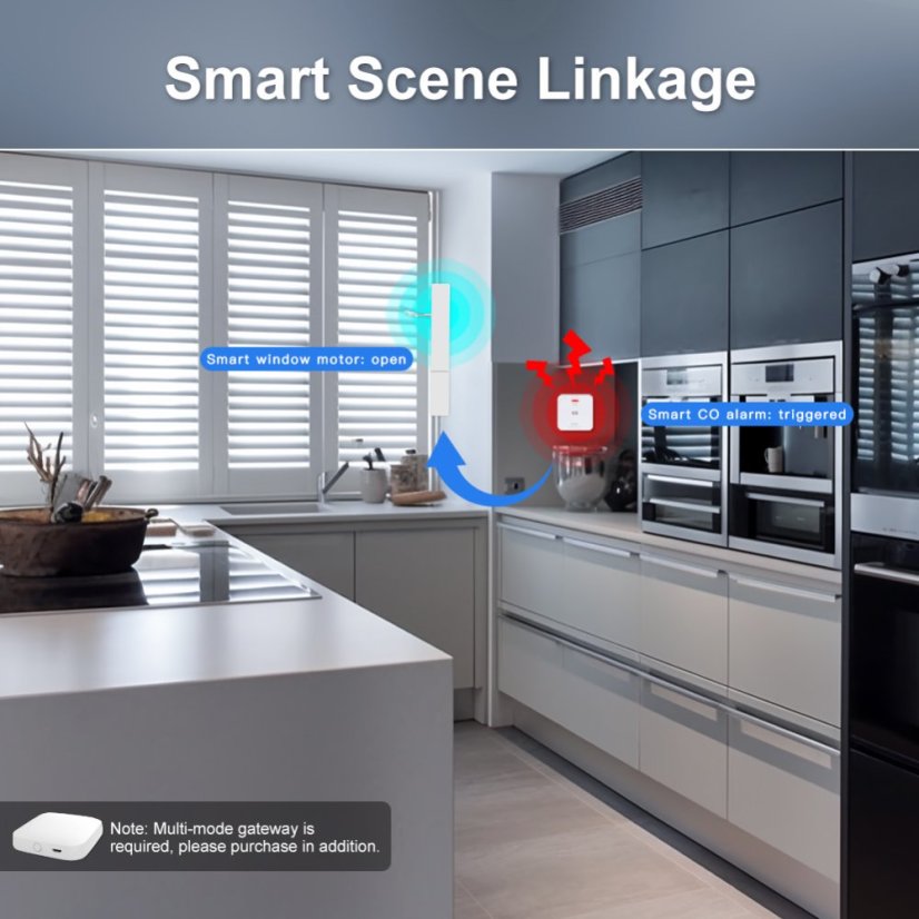 MOES Carbon Monoxide Alarm - Zigbee