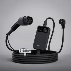 dé Typ 2 nabíjací kábel Schuko v1