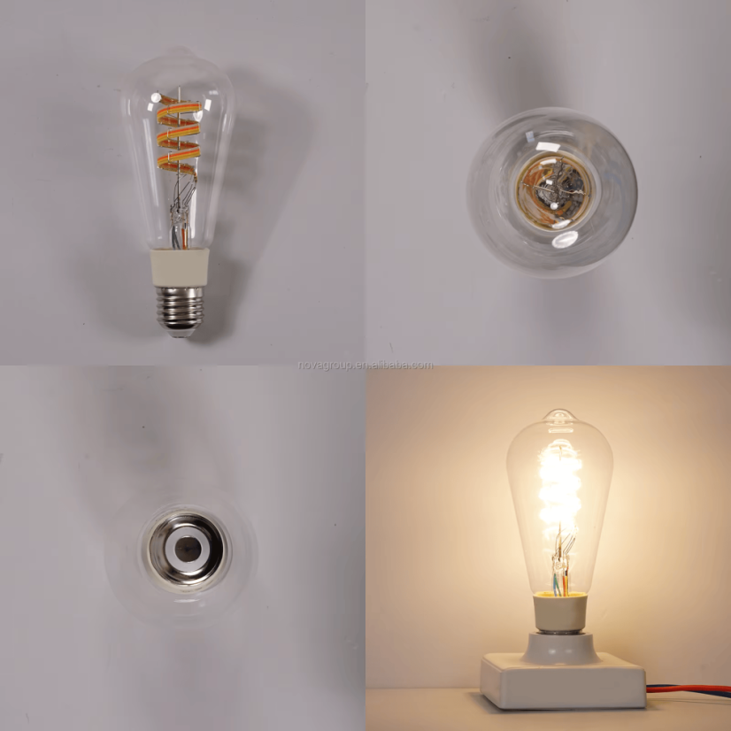 MOES Matter WiFi Lampadina Smart Edison E27