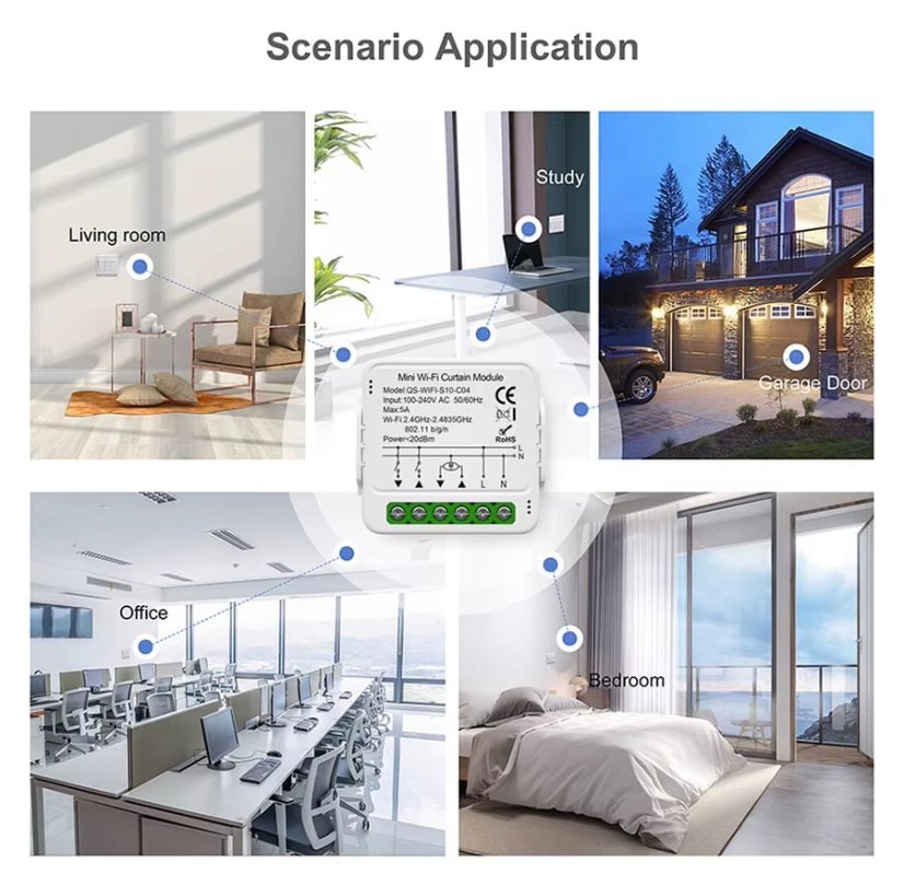 Modulo per Tende Mini Zigbee/Wi-Fi