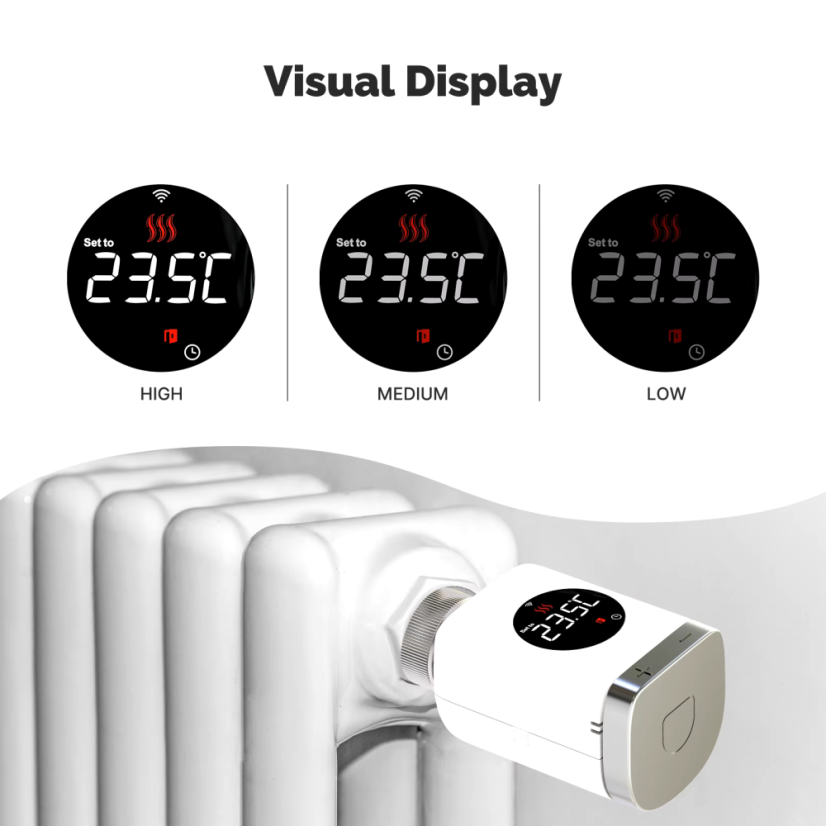MOES intelligenter Heizkörperkopf - Protokoll: Zigbee 3.0