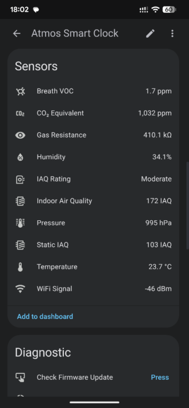 inkVision® Atmos Smart Clock