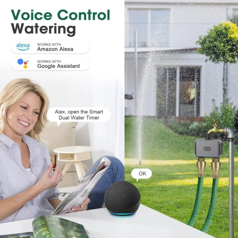 Haozee Timer per irrigazione e sprinkler Zigbee