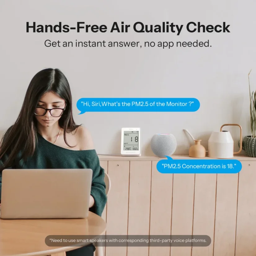 SONOFF AirGuard PM2.5/PM10 Matter Over Wi-Fi Air Quality Monitor | SAWF-07P