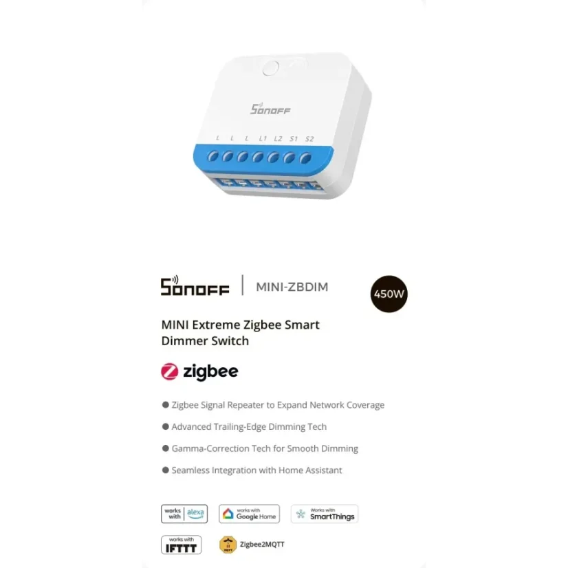 SONOFF MINI Extreme Zigbee Dimmer Switch | MINI-ZBDIM