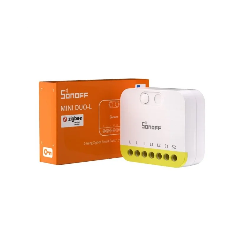 SONOFF MINI DUO-L 2-gang Zigbee chytrý spínač | MINI-ZB2GS-L