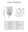 Matter Wi-Fi smart socket - Maximum load: 16A