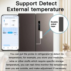 Tuya Zigbee teplotní senzor s externím čidlem