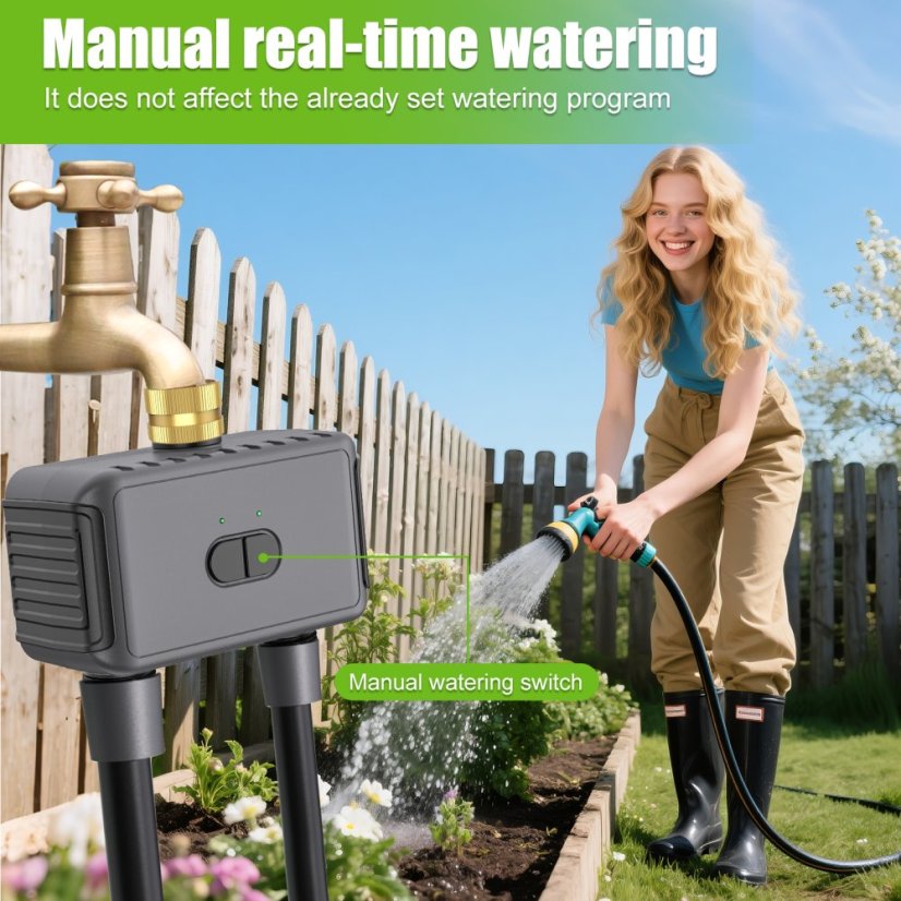 Haozee Timer per irrigazione e sprinkler Wi-Fi