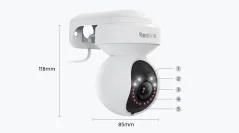 Reolink E1 Outdoor Pro - 4K 8MP PTZ-Kamera mit Wi-Fi 6