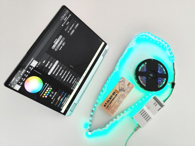 SMLIGHT A1-SLWF-09 — Inteligentny Kontroler Adresowalnych Taśm RGB(W)