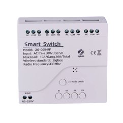 4-kanałowy inteligentny przełącznik przekaźnikowy Tuya Zigbee