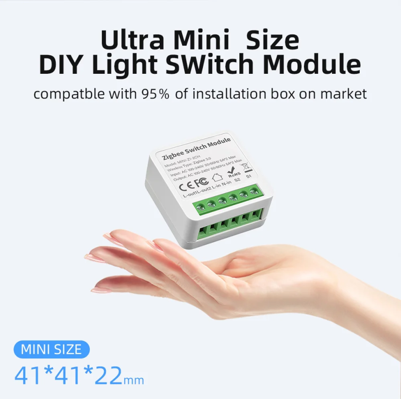 Smart Switch Zigbee-Modul – 2 Kanäle
