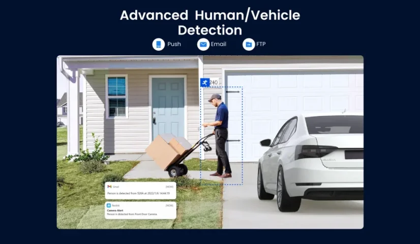 Reolink RLC-520A – person and vehicle detection