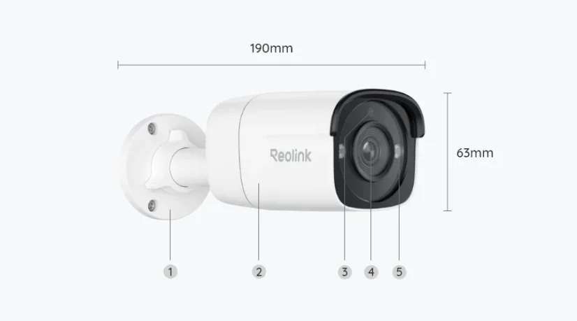 Reolink RLC-510A - Smart 5MP PoE Kamera