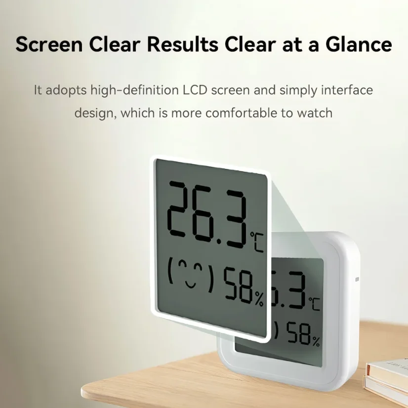 Chytrý Zigbee 3.0 senzor teploty a vlhkosti s LED displejem