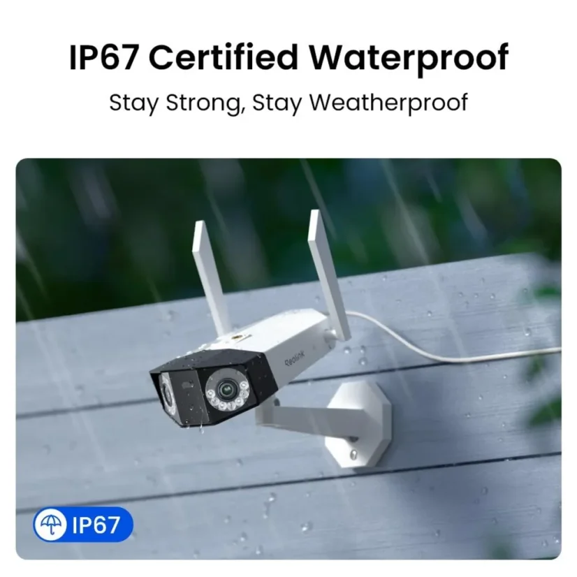 Reolink Duo 3 WiFi – Podwójna soczewka 16MP Panoramiczna kamera bezpieczeństwa