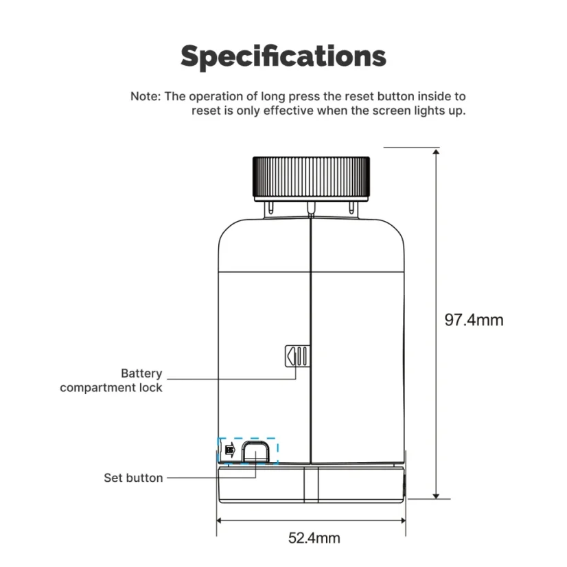 MOES intelligenter Heizkörperkopf - Protokoll: Zigbee 3.0