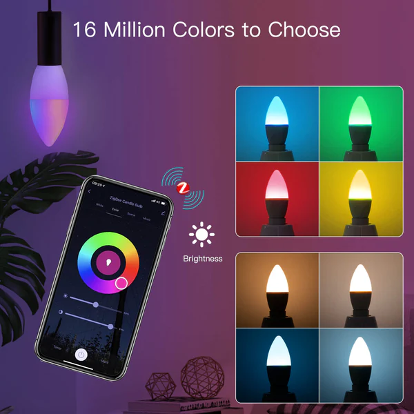 MOES Zigbee Smart Bulb E14