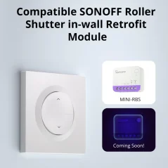 SONOFF Fusion Series kryt roletového vypínače | ERBS