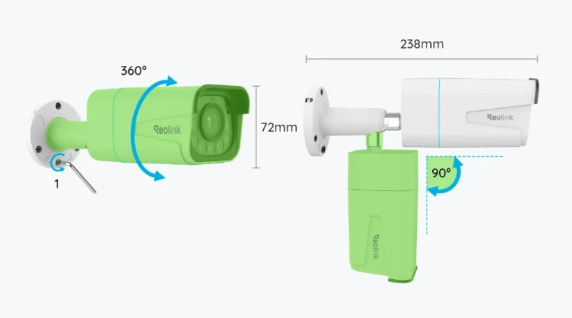 Reolink RLC-811A - 4K PoE kamera s barevným nočním viděním