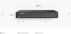 Reolink RLK16-820D8-A 16 Channel 4K Security Camera System