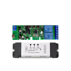 2-kanálový Tuya Zigbee inteligentný relé spínač