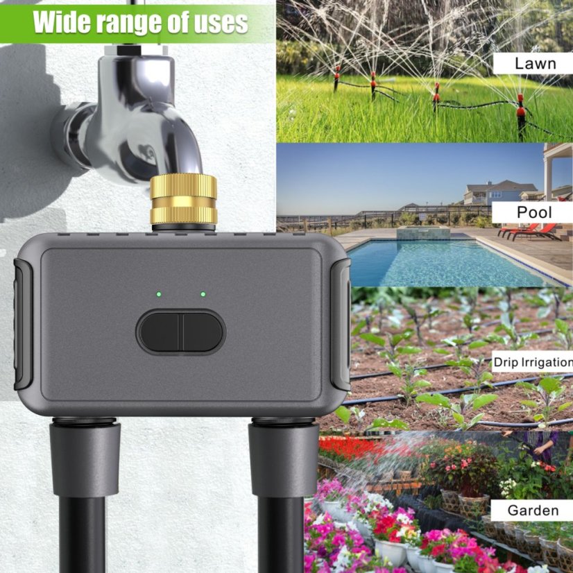 Haozee Timer per irrigazione e sprinkler Wi-Fi