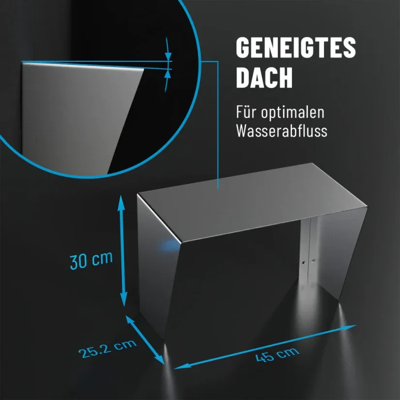 ABSINA - Osłona dachowa do ochrony przed warunkami atmosferycznymi dla Wallboxa