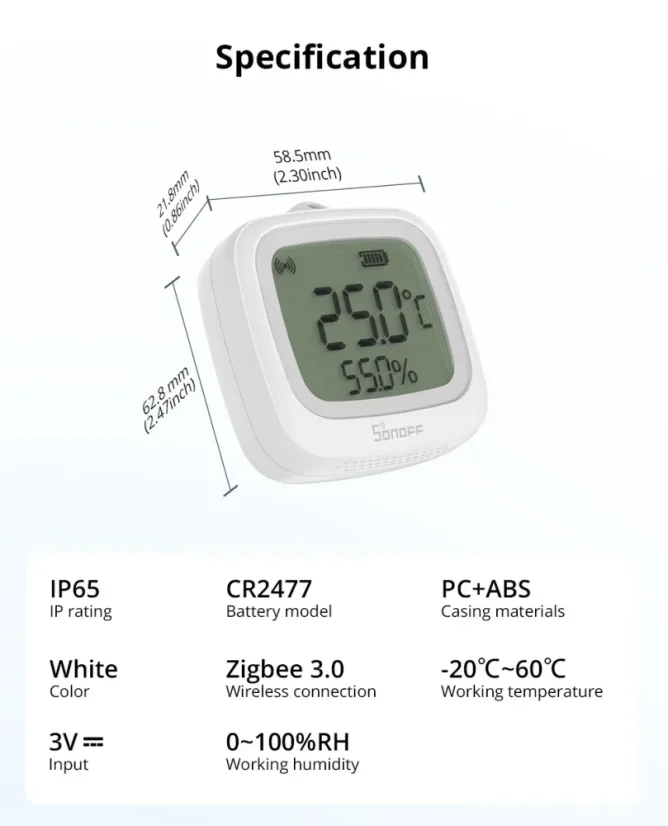 SONOFF SNZB-02WD