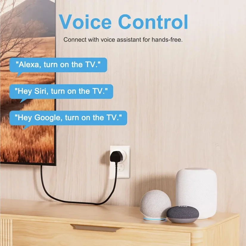 Matter Wi-Fi smart socket - Maximum load: 16A