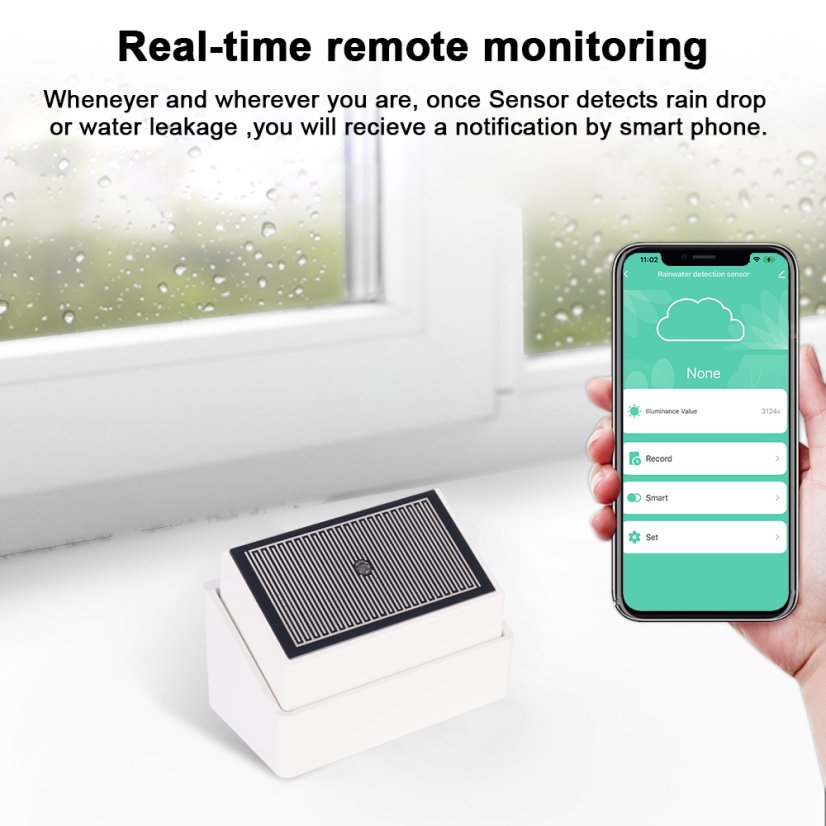 Haozee Zigbee Regentropfen-Detektionssensor