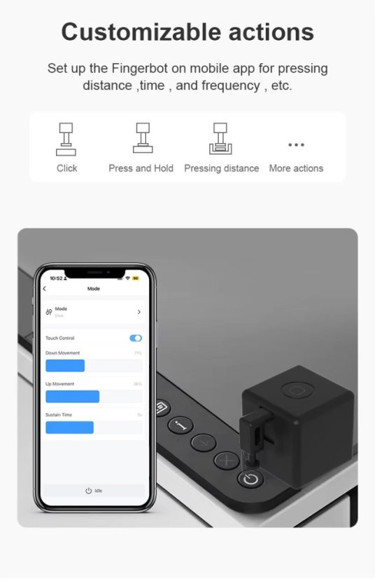Zigbee Smart Fingerbot Switch Bot