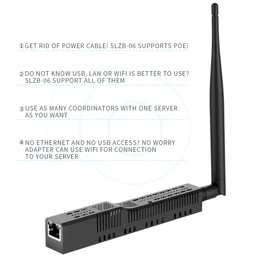 SMLIGHT SLZB-06p7 - Zigbee brána pro zkušené