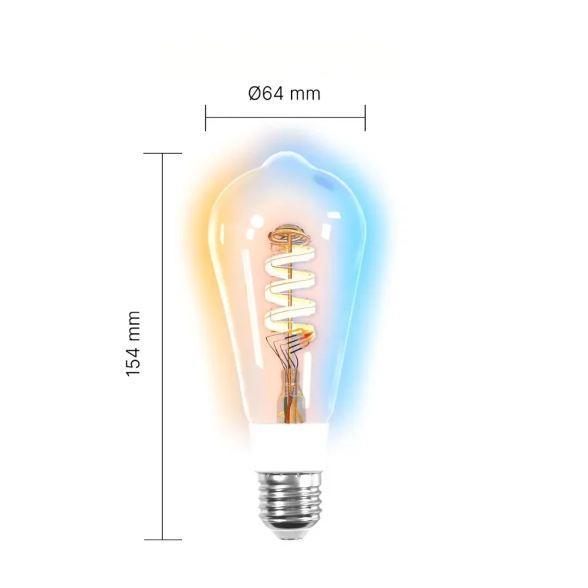 MOES Matter WiFi Lampadina Smart Edison E27