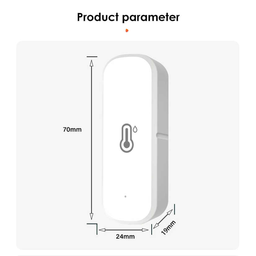 Aubess temperature and humidity sensor