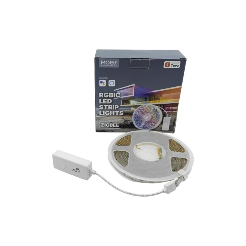 MOES RGBIC LED pásy - Zigbee